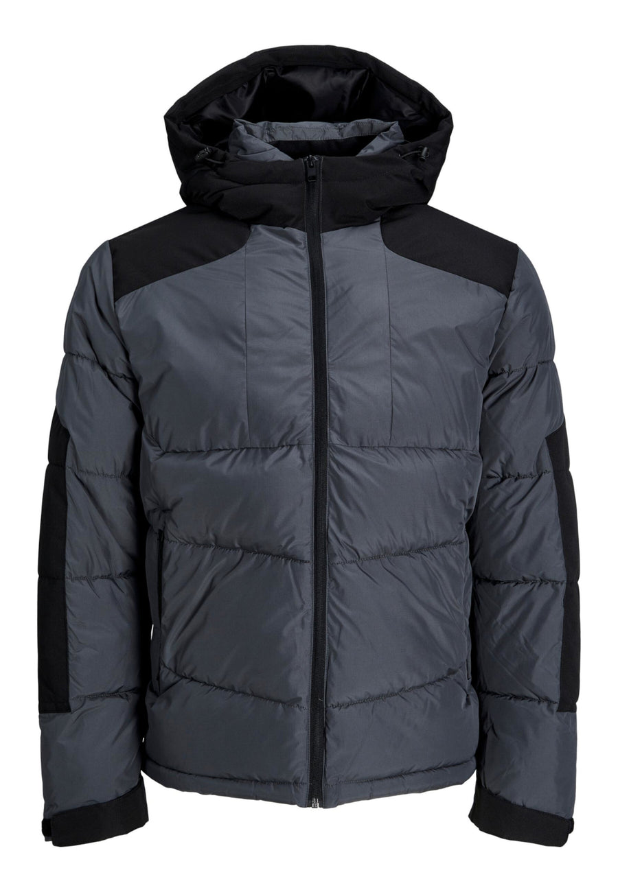 Jack & Jones Otis Puffer Übergangsjacke mit Kapuze und Kordelzug