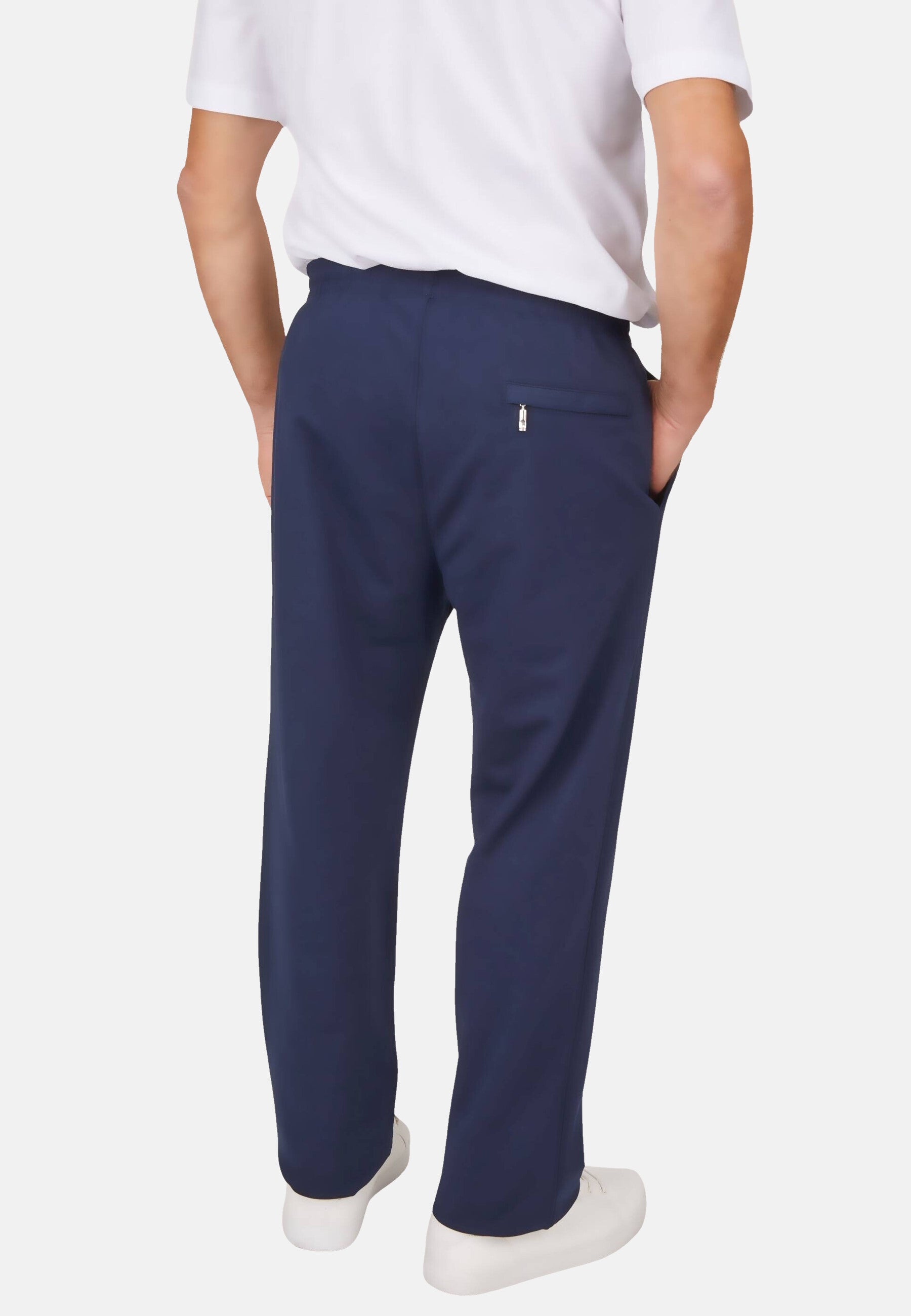 Hajo Sweathose Stay-Fresh mit elastischen Gummibund, Kordelzug und Gesäßtasche