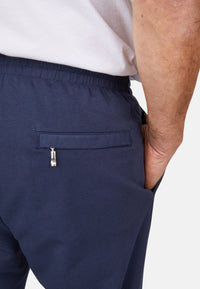 Hajo Sweathose Stay-Fresh mit elastischen Gummibund, Kordelzug und Gesäßtasche