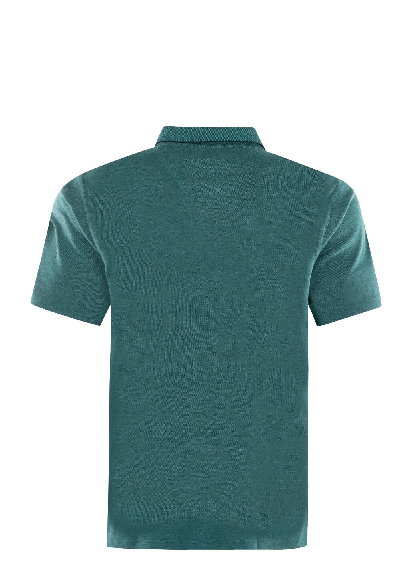 Hajo Kurzarm-Poloshirt Softknit mit verdecktem Reißverschluss und Brusttasche in Regular Fit