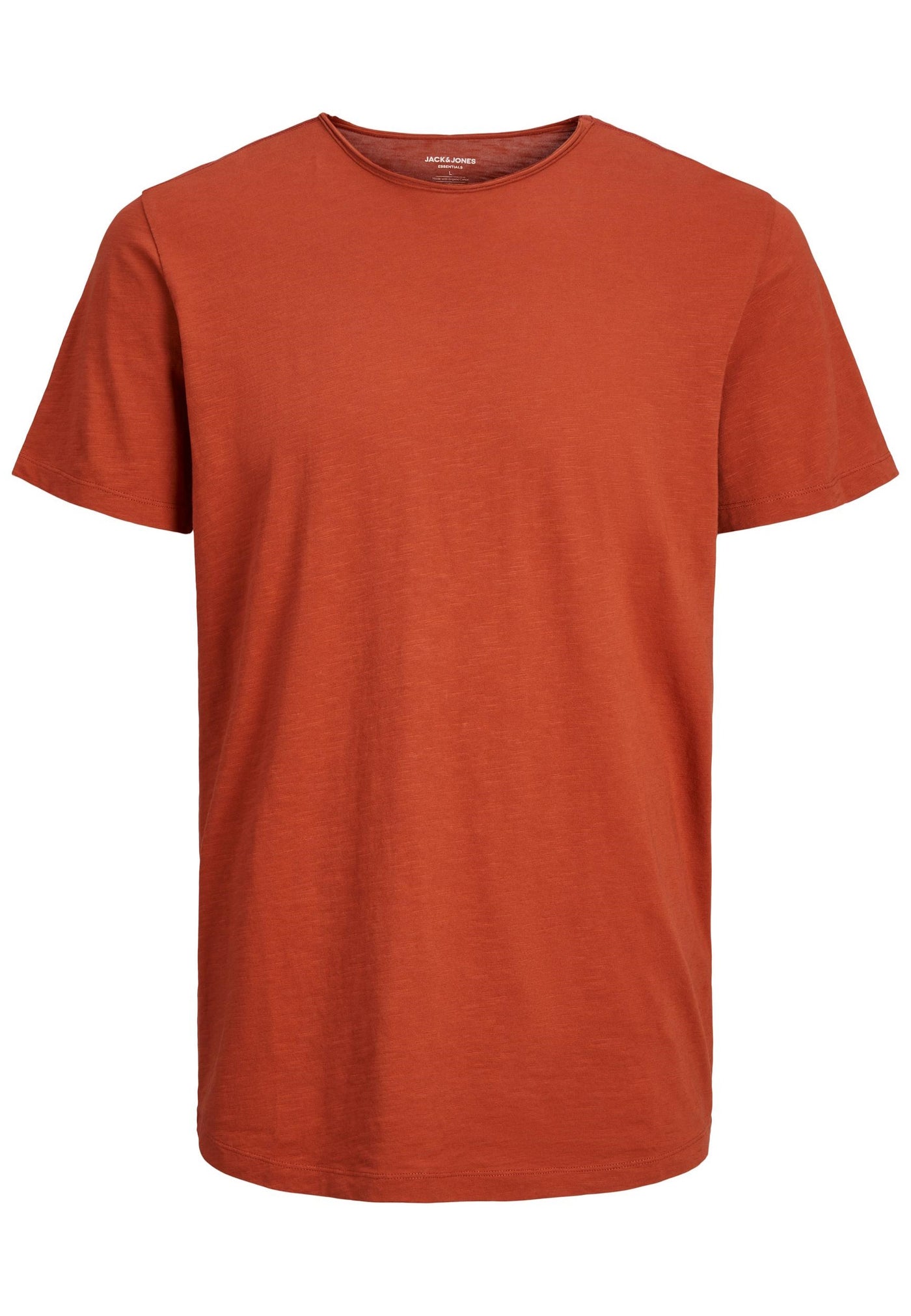 Jack & Jones BASHER Kurzarmshirt mit Rundhalsausschnitt mit offenen Kanten