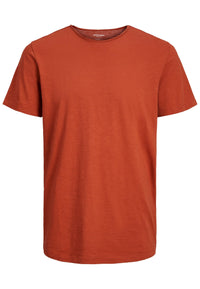 Jack & Jones BASHER Kurzarmshirt mit Rundhalsausschnitt mit offenen Kanten