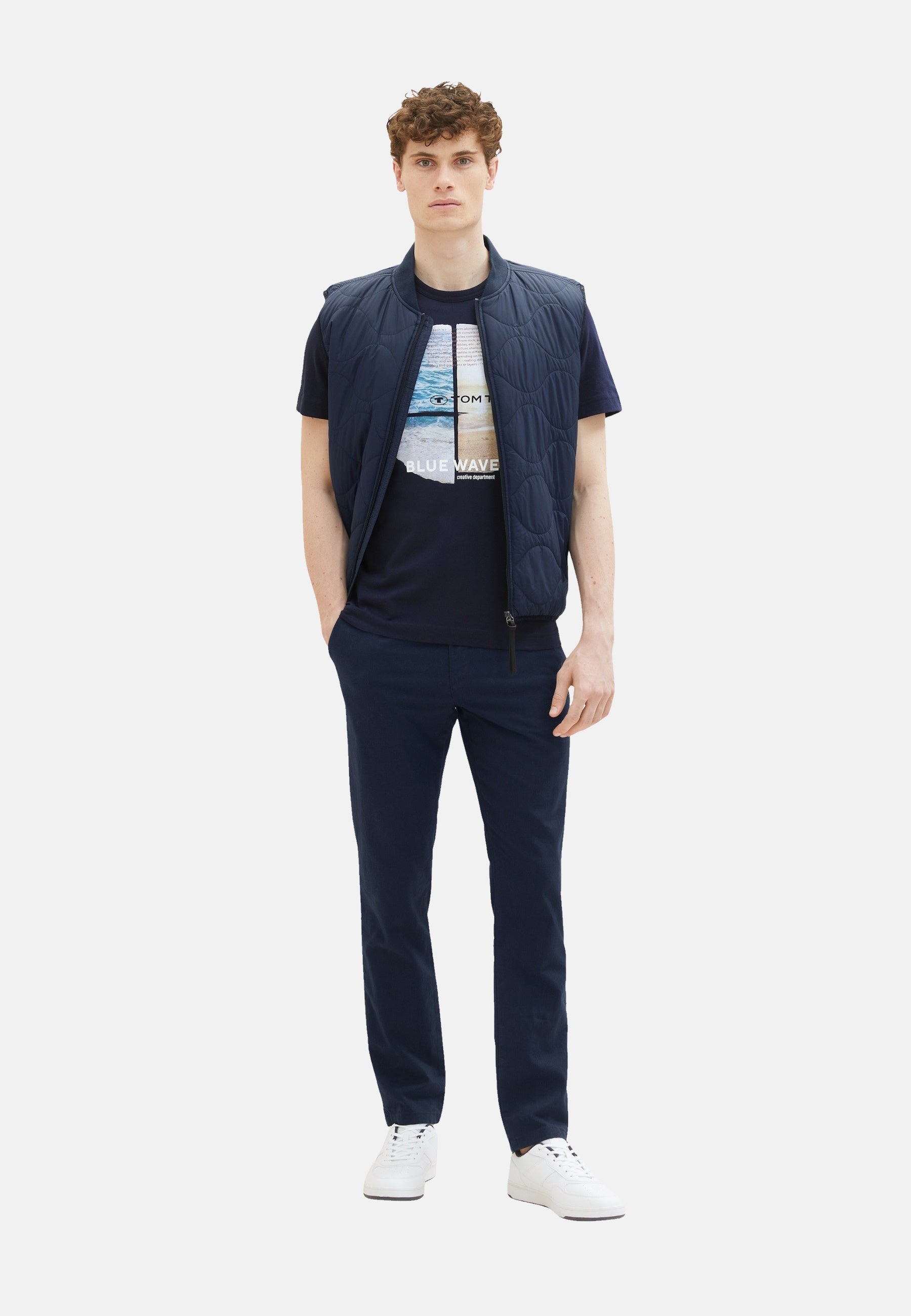 Tom Tailor Kurzarmshirt mit Rundhalsausschnitt und Foto-Print