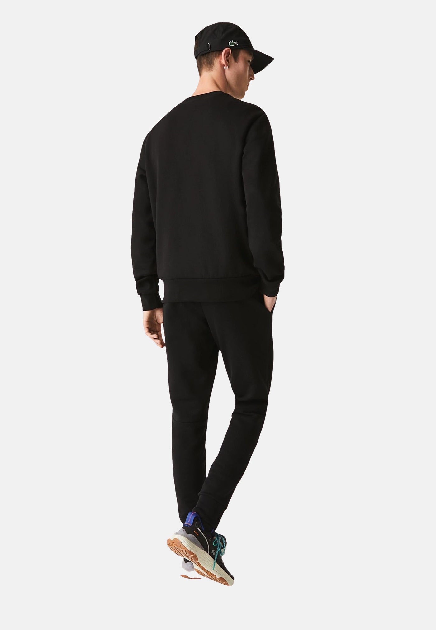 Lacoste Sweatshirt aus aufgerauter Baumwolle mit Rundhals