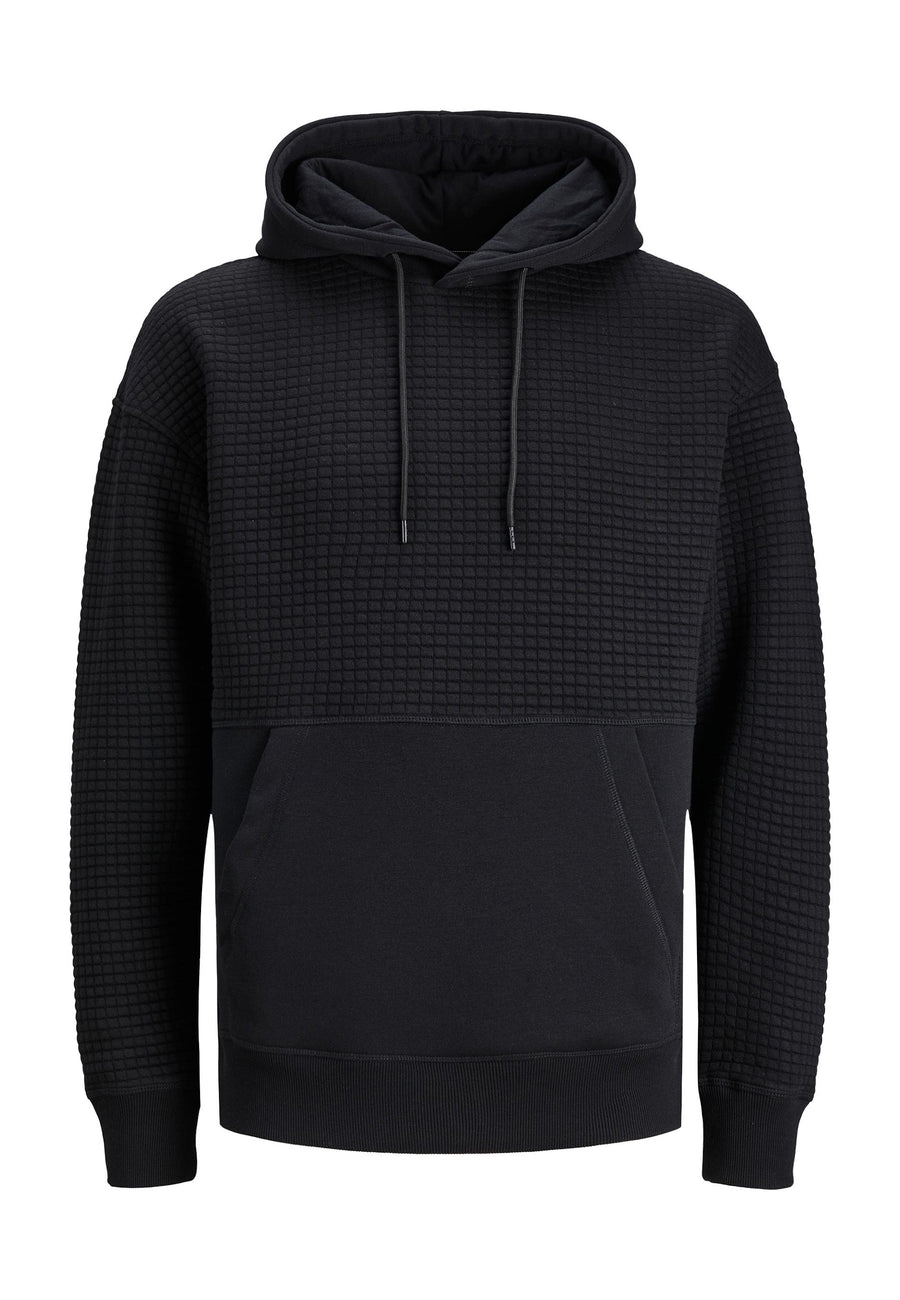 Jack & Jones Black Structure Kapuzensweatshirt