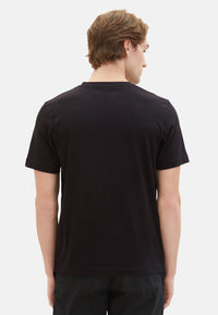 Tom Tailor Kurzarmshirt mit V-Ausschnitt, einfarbig im Doppelpack