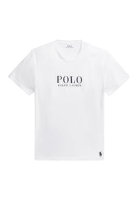 Ralph Lauren Pyjamashirt mit Rundhalsausschnitt Logo-Verzierungen