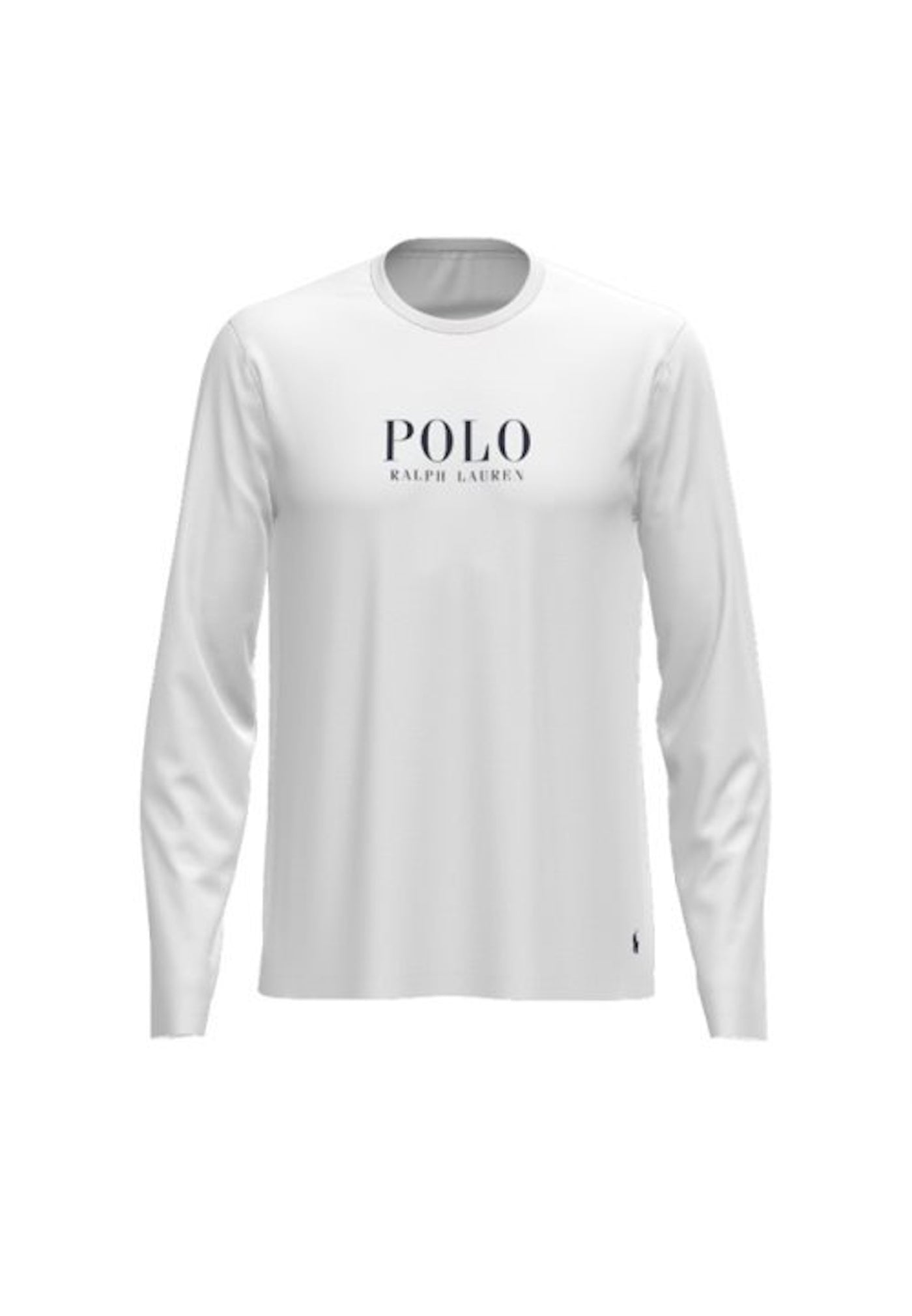 Ralph Lauren Pyjamashirt mit Rundhalsausschnitt Logo-Verzierungen