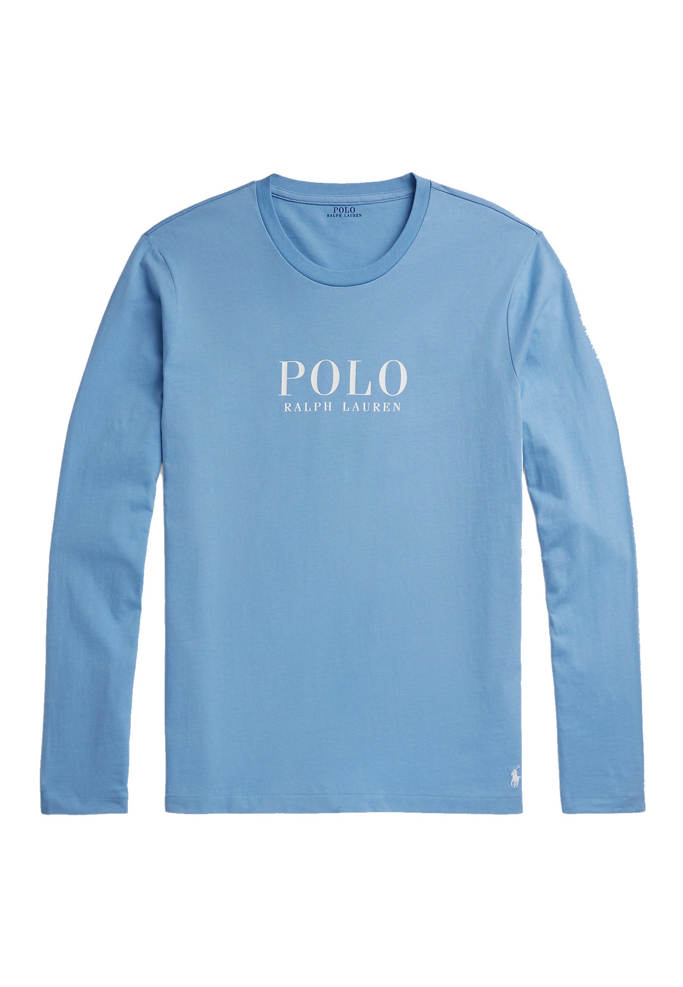 Ralph Lauren Pyjamashirt mit Rundhalsausschnitt Logo-Verzierungen