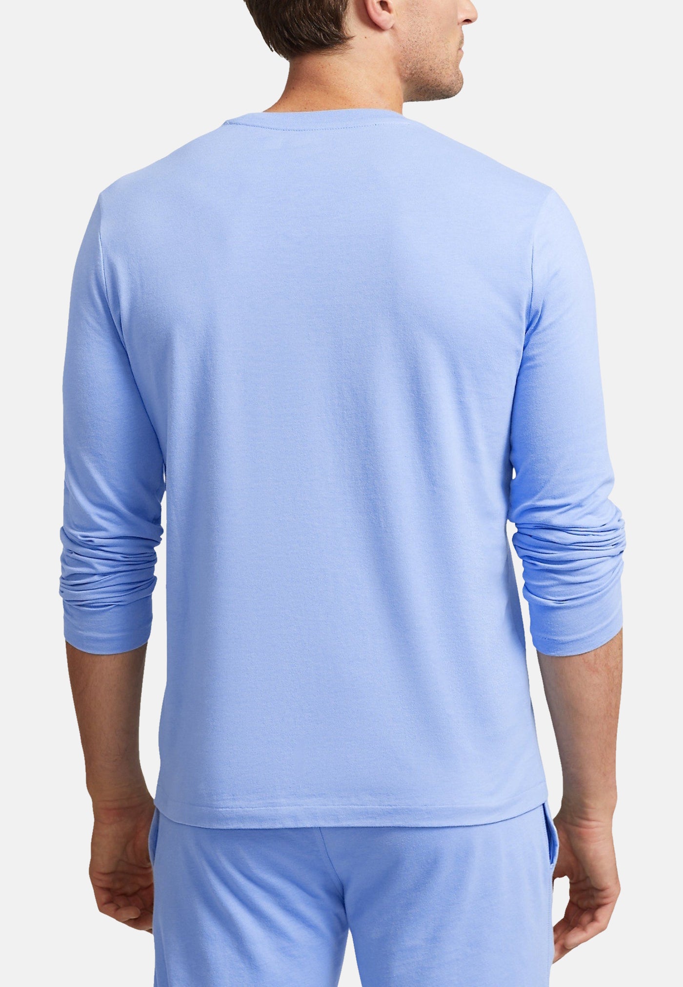 Ralph Lauren Pyjamashirt mit Rundhalsausschnitt Logo-Verzierungen