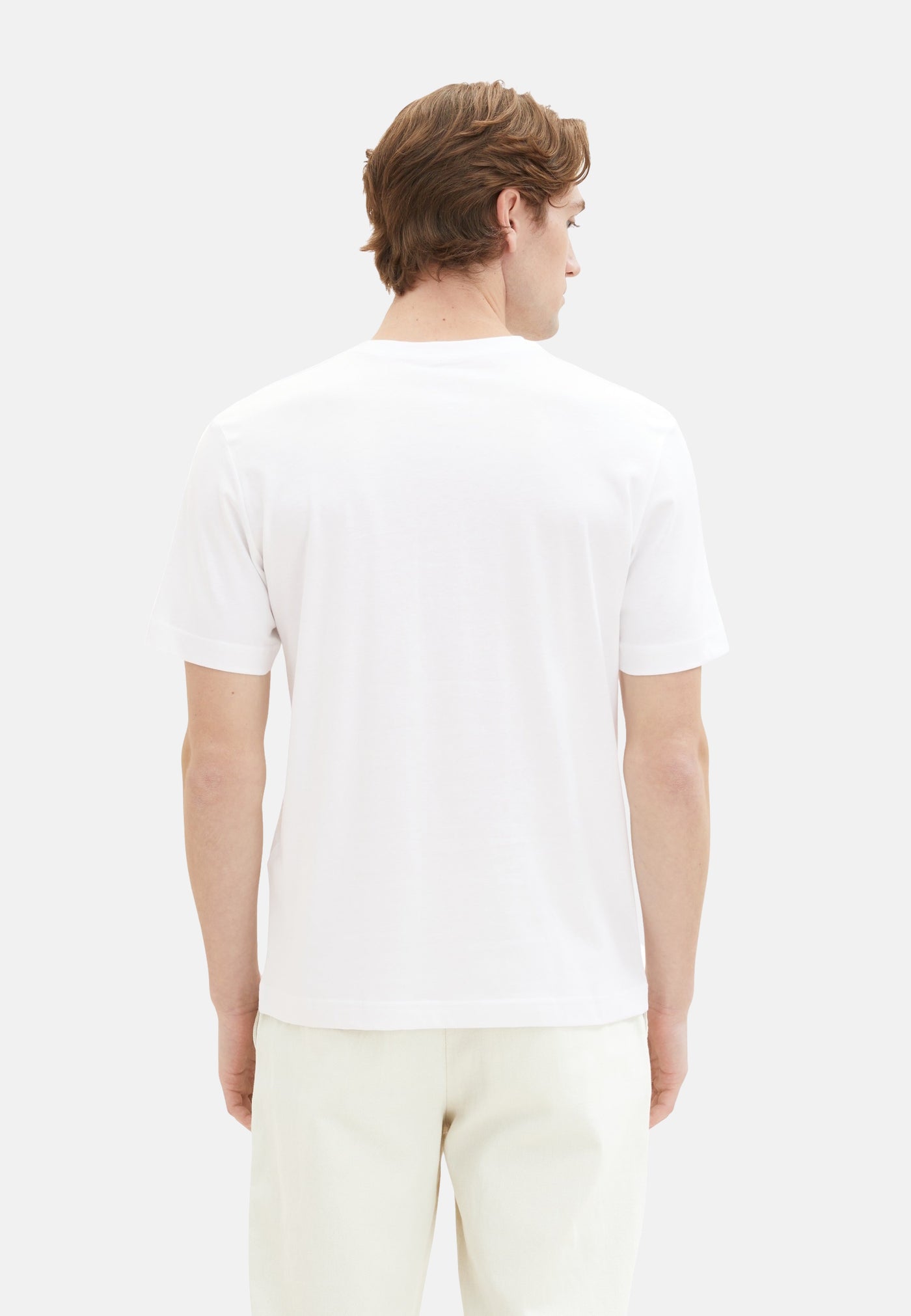 Tom Tailor Kurzarmshirt mit Rundhalsausschnitt, einfarbig im Doppelpack