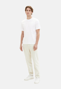 Tom Tailor Kurzarmshirt mit Rundhalsausschnitt, einfarbig im Doppelpack
