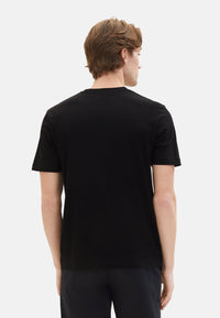 Tom Tailor Kurzarmshirt mit Rundhalsausschnitt, einfarbig im Doppelpack