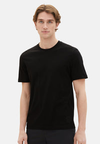 Tom Tailor Kurzarmshirt mit Rundhalsausschnitt, einfarbig im Doppelpack