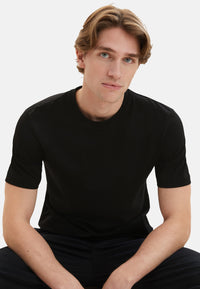 Tom Tailor Kurzarmshirt mit Rundhalsausschnitt, einfarbig im Doppelpack