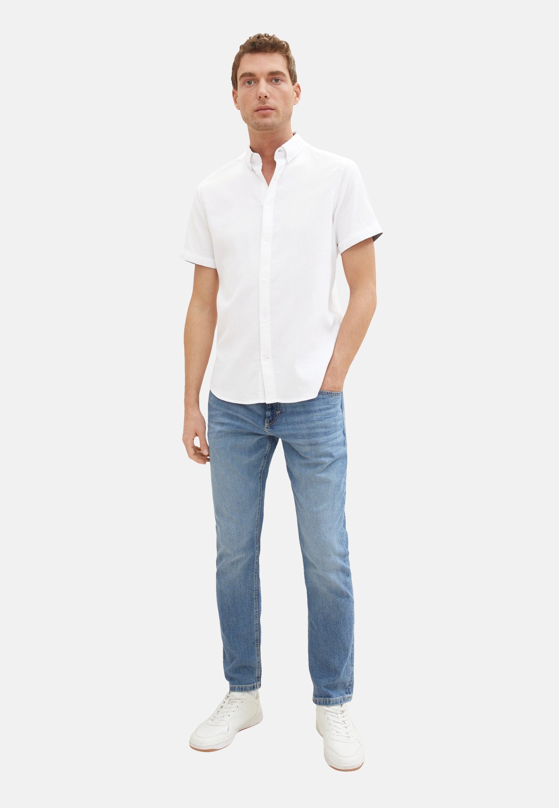 Tom Tailor Josh Five-Pocket-Style lange Hose Slim Fit