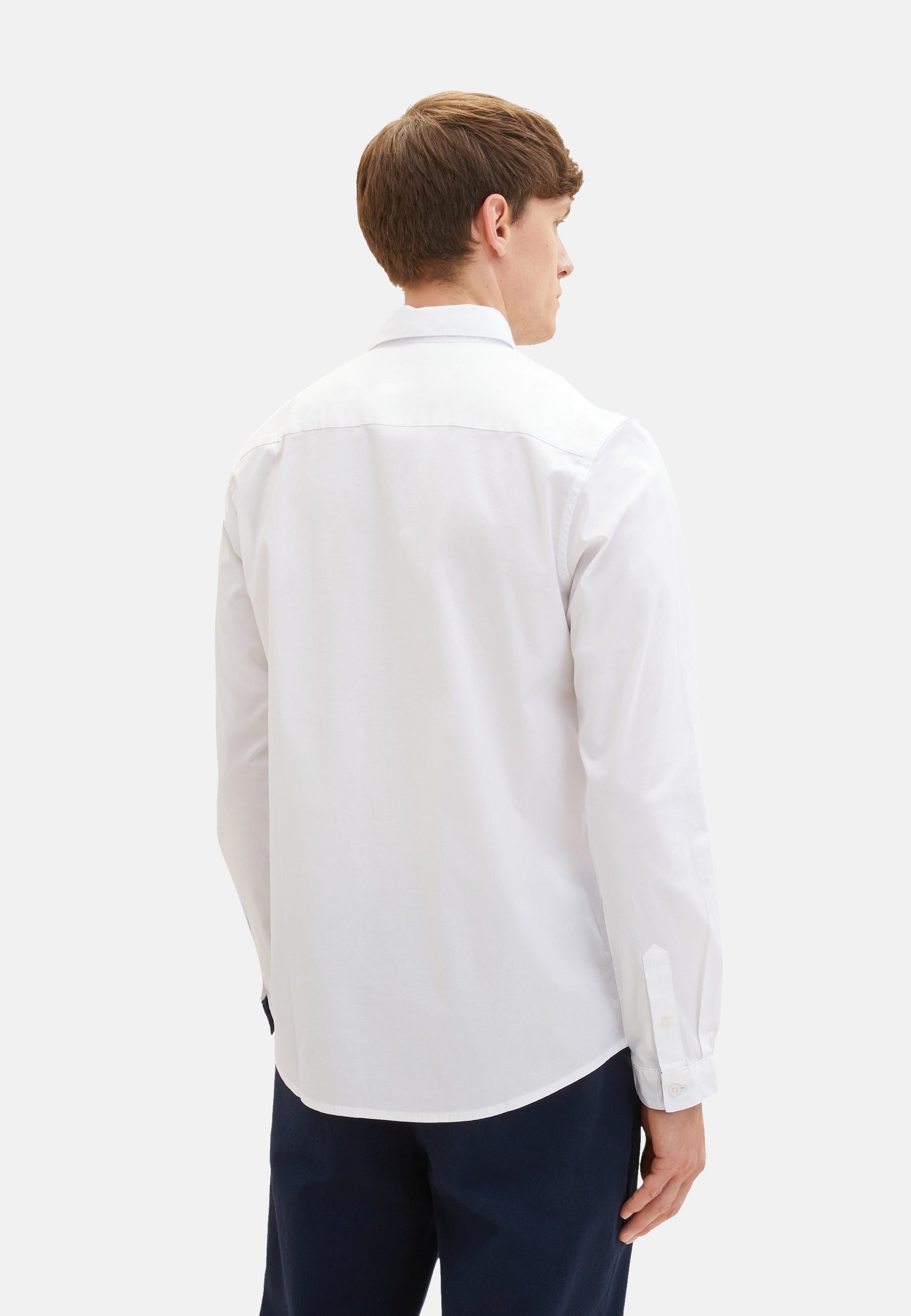 Tom Tailor Langarmhemd mit durchgehender Knopfleiste