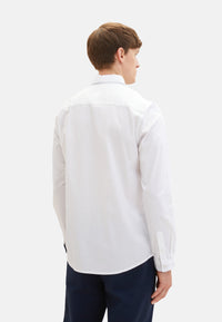 Tom Tailor Langarmhemd mit durchgehender Knopfleiste