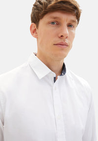 Tom Tailor Langarmhemd mit durchgehender Knopfleiste