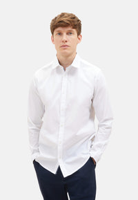 Tom Tailor Langarmhemd mit durchgehender Knopfleiste