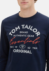 Tom Tailor Langarmshirt mit Logoprint