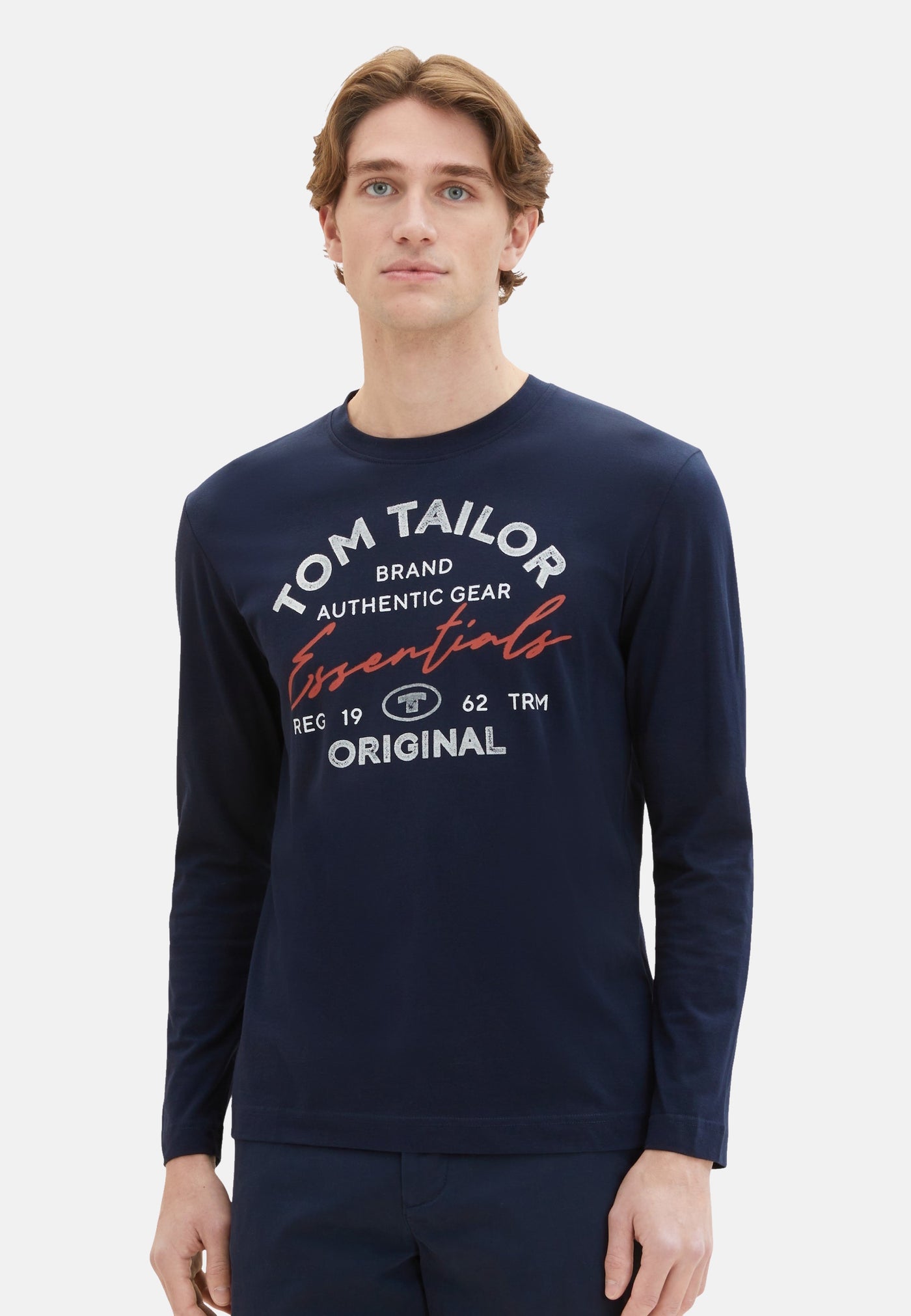 Tom Tailor Langarmshirt mit Logoprint