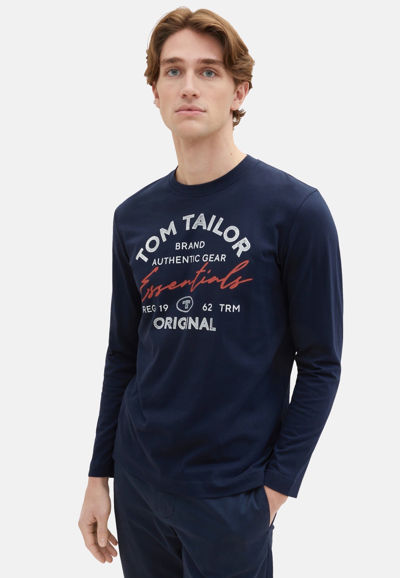 Tom Tailor Langarmshirt mit Logoprint