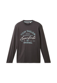 Tom Tailor Langarmshirt mit Logoprint