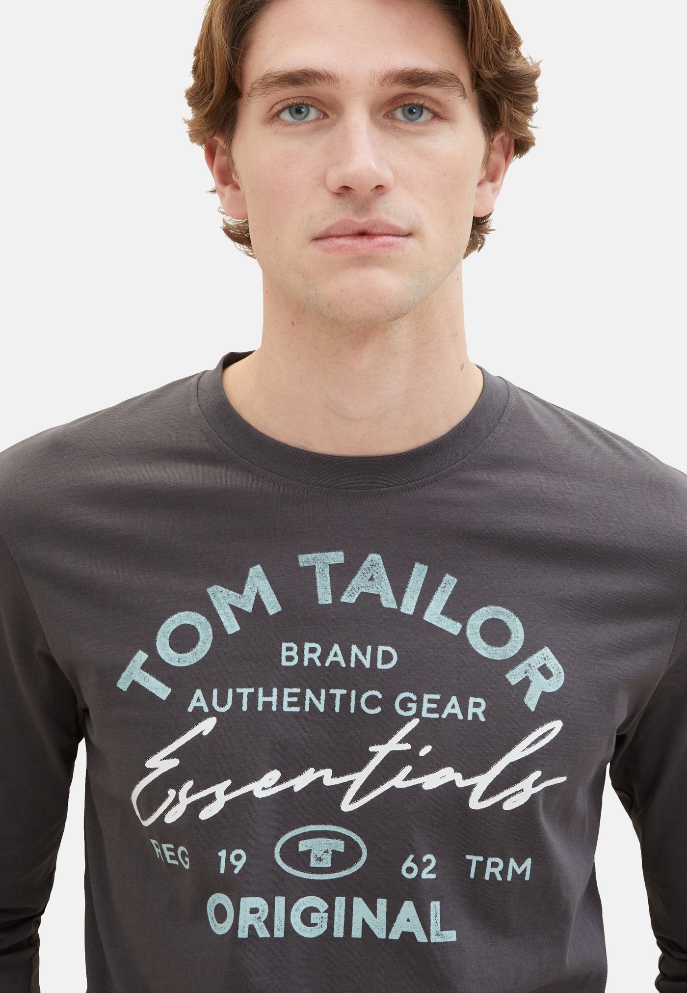 Tom Tailor Langarmshirt mit Logoprint