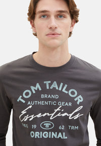 Tom Tailor Langarmshirt mit Logoprint