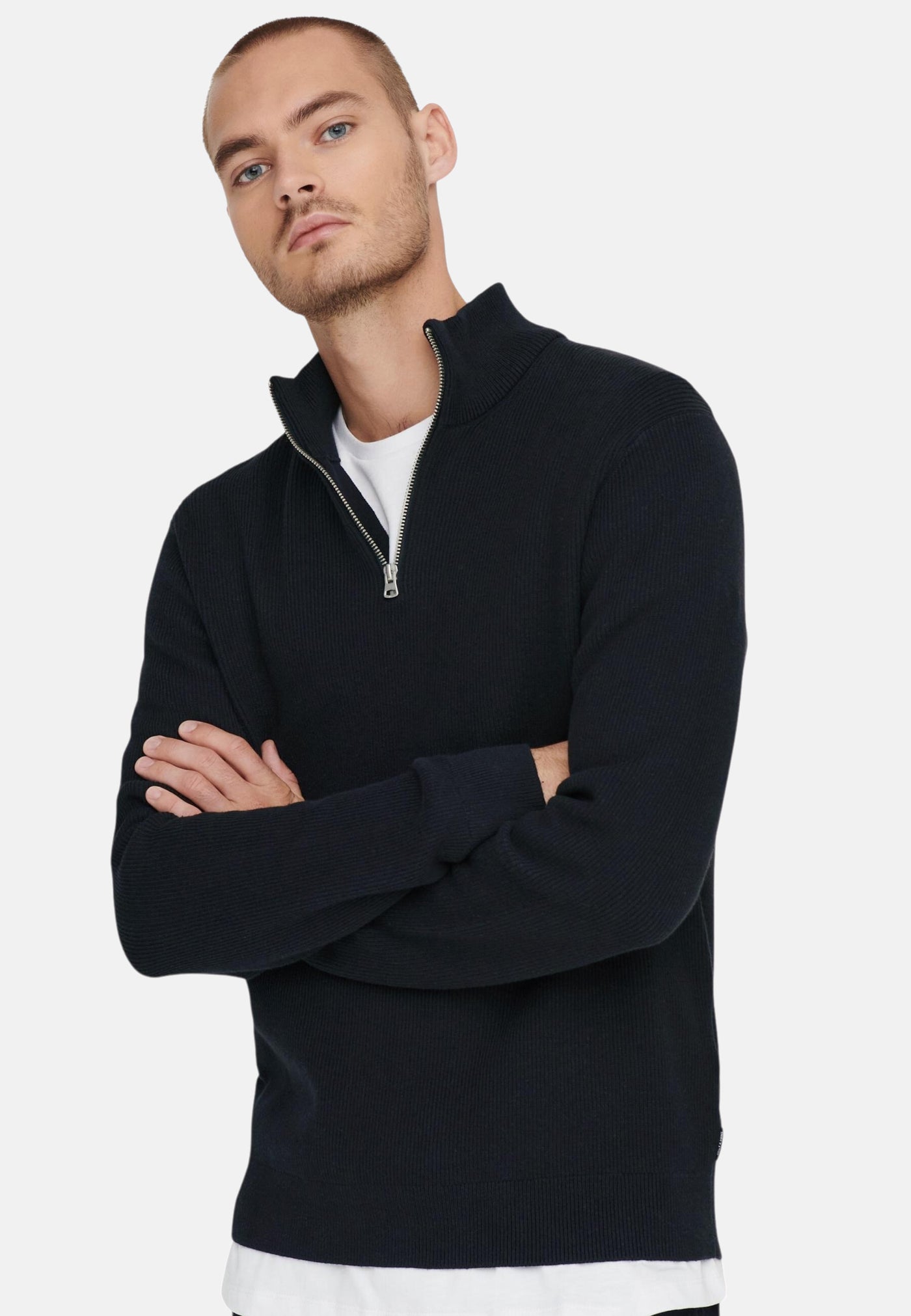 Only & Sons Phil Pullover mit halben Reißverschluss