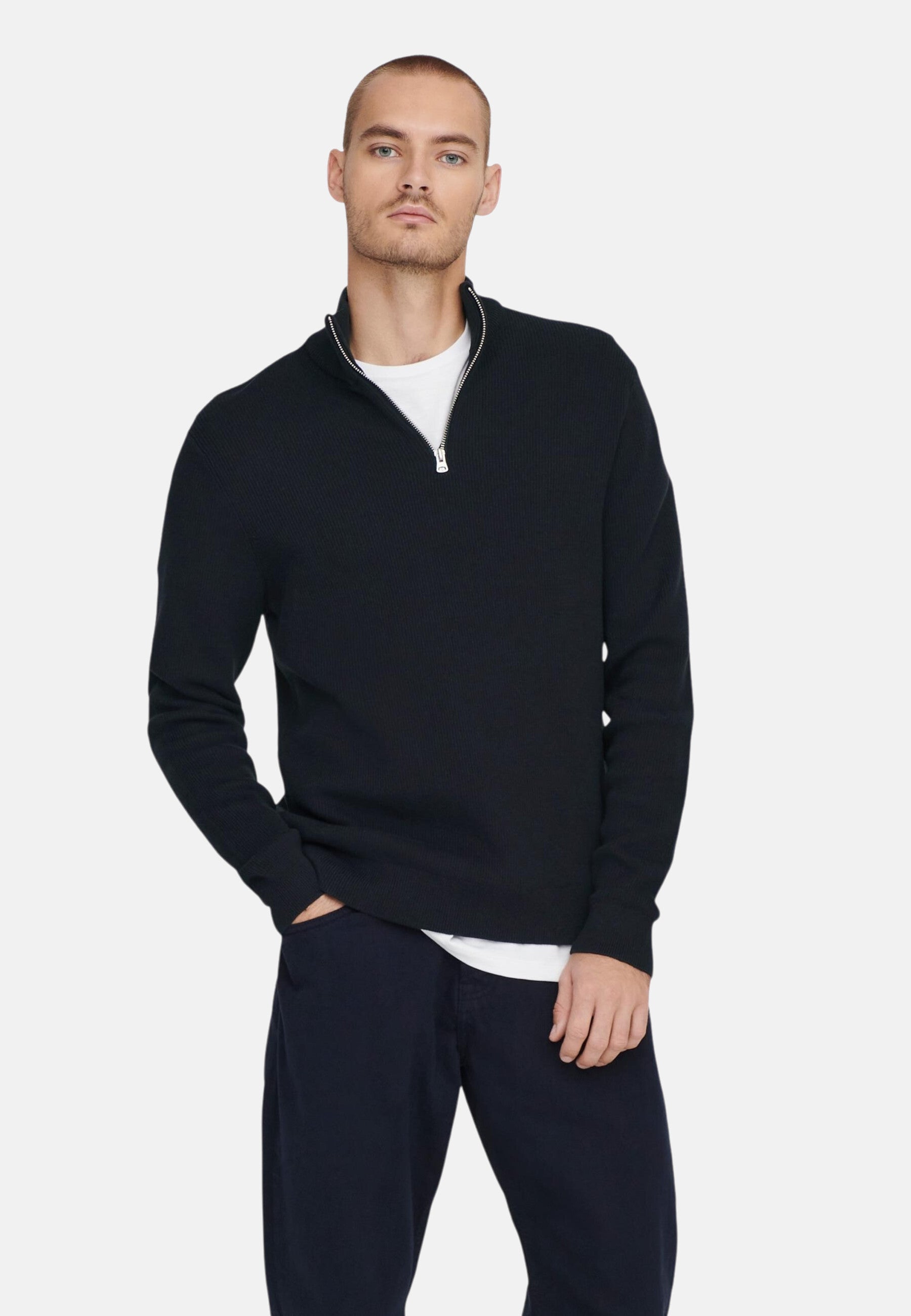 Only & Sons Phil Pullover mit halben Reißverschluss