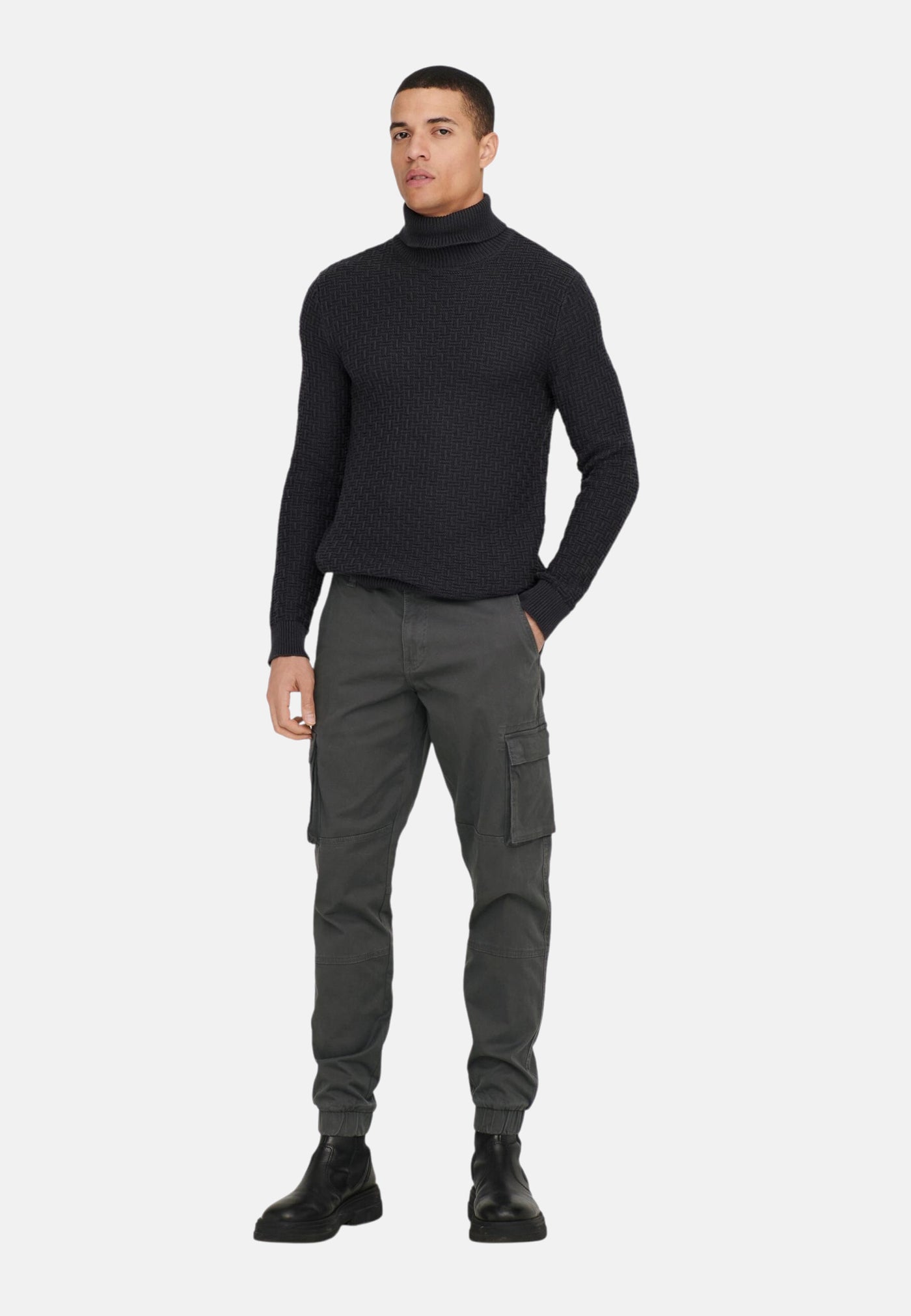 Only & Sons Cam Stage lange Hose mit Cargo Taschen