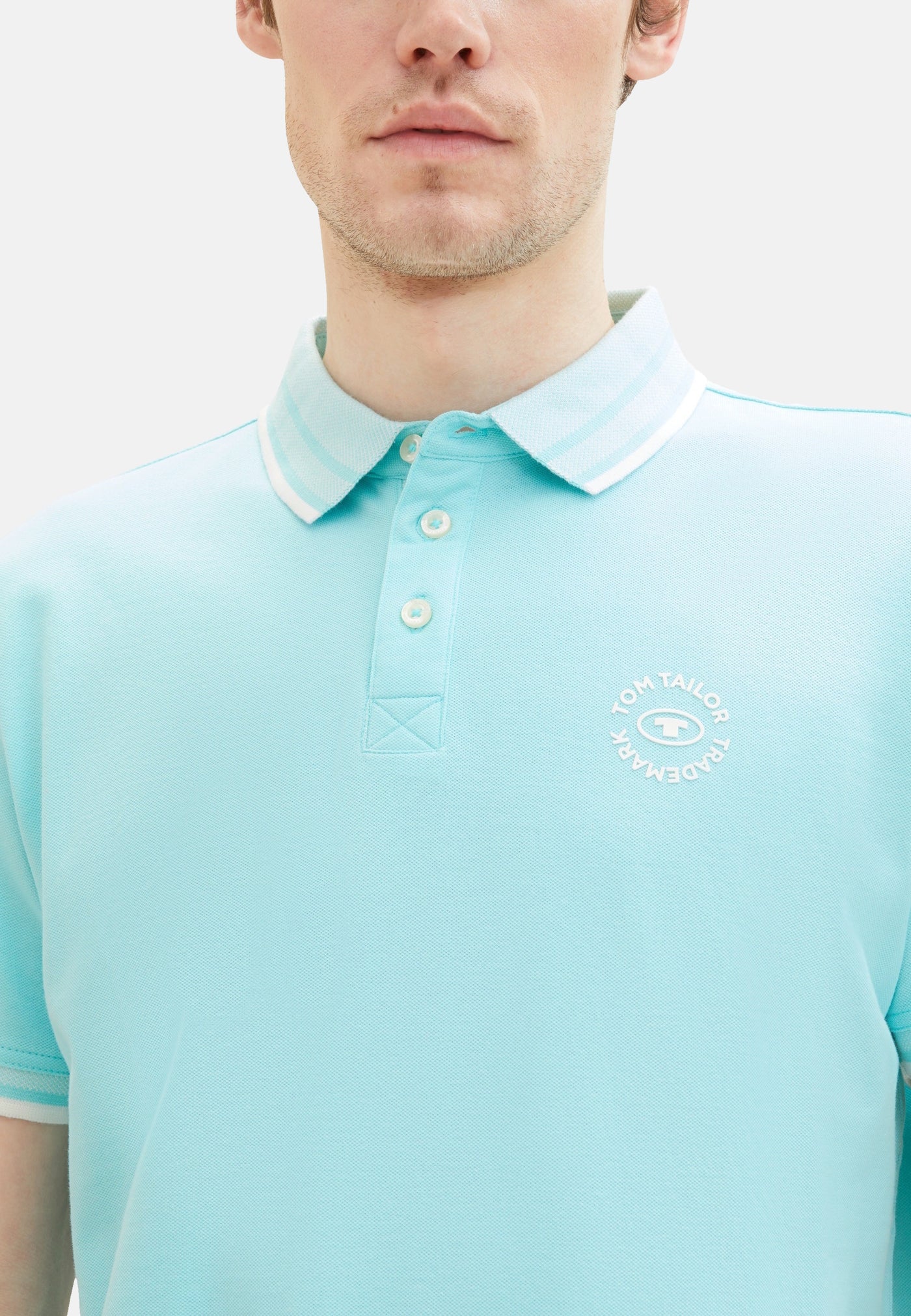 Tom Tailor Basic Kurzarmshirt mit Polokragen