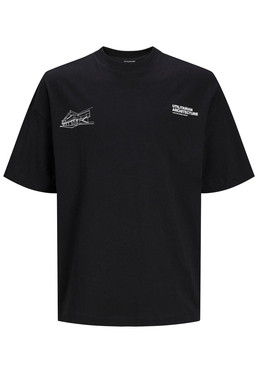 Jack & Jones ARCH Kurzarmshirt mit Rundhalsausschnitt und Print