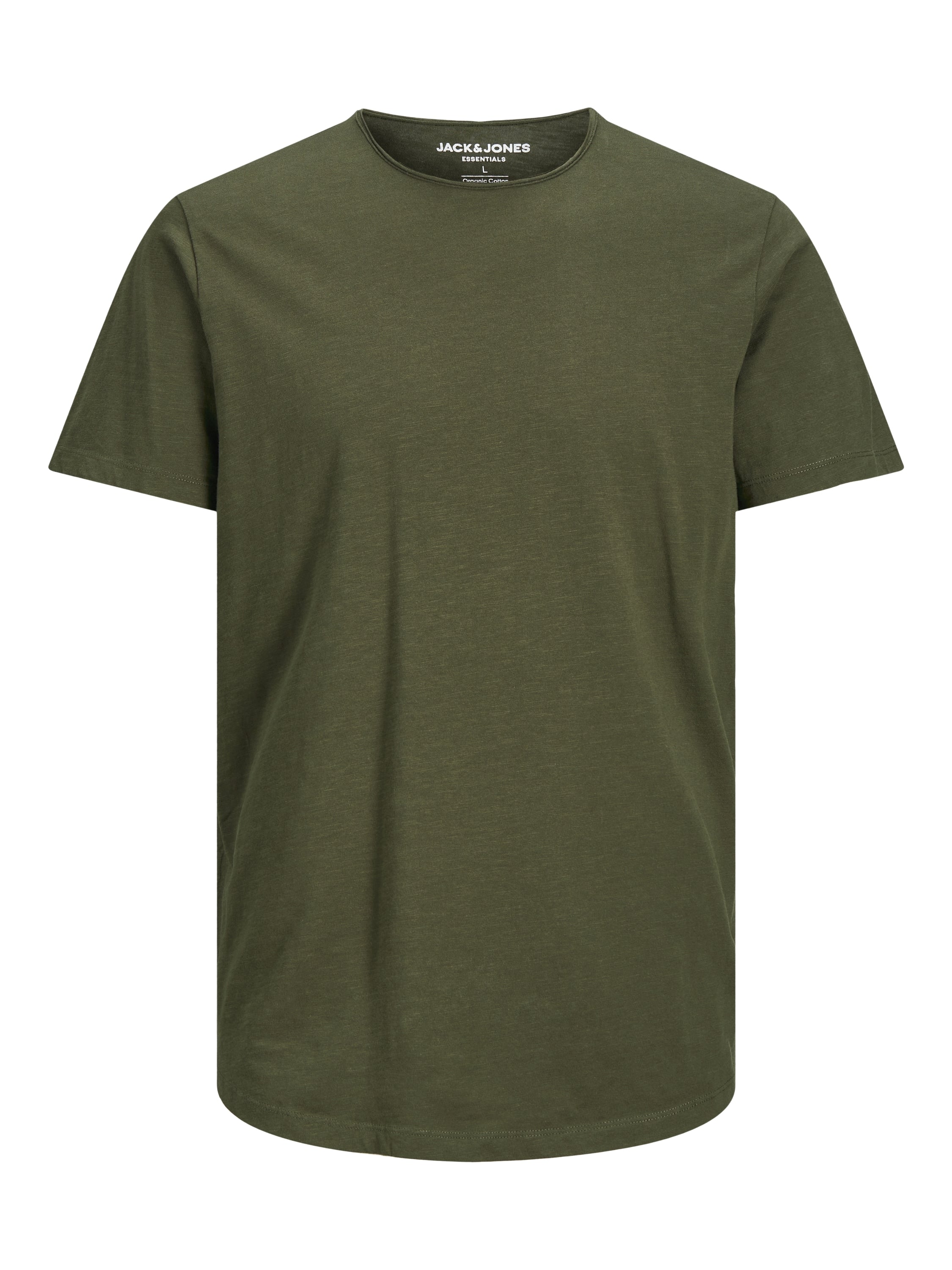 Jack & Jones T-Shirt mit offenem Saum JJEBASHER TEE O-NECK