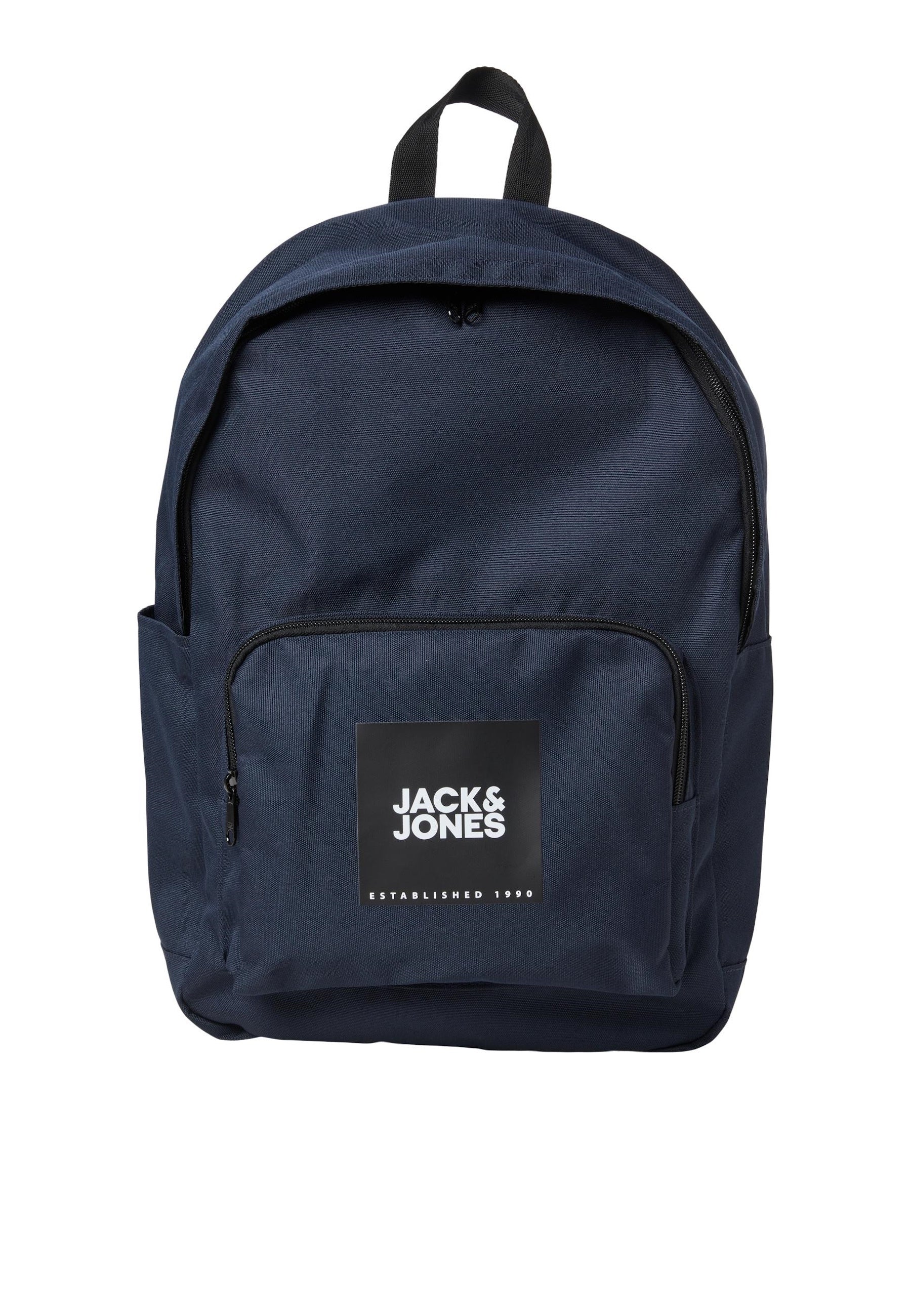 Jack & Jones Back to School Backpack mit Haupt, Front- und Seitenfach