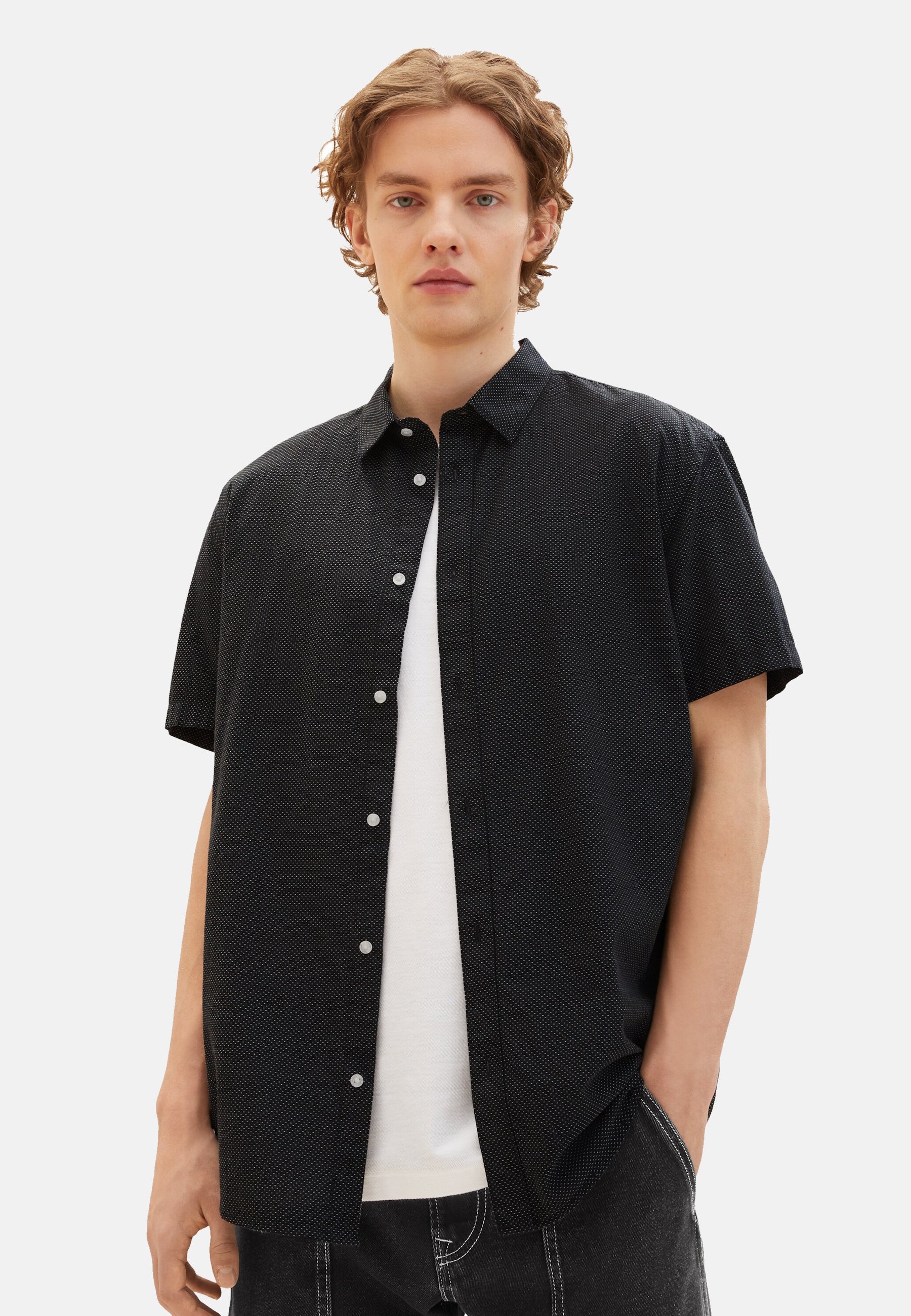 Tom Tailor Kurzarmhemd structured