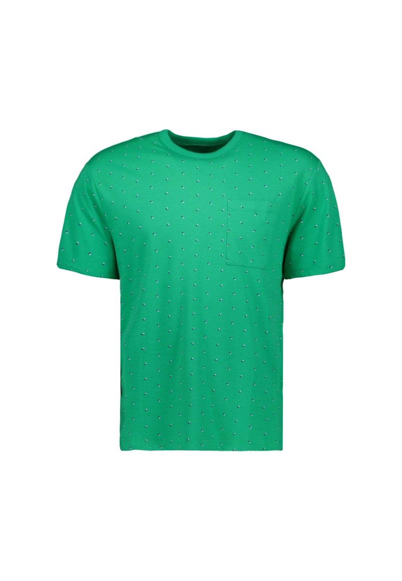 Tom Tailor Kurzarmshirt gepunktet mit Brusttasche
