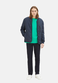 Tom Tailor Kurzarmshirt gepunktet mit Brusttasche