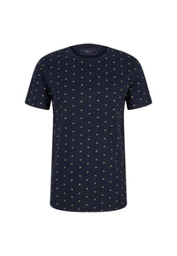 Tom Tailor Kurzarmshirt gepunktet mit Brusttasche