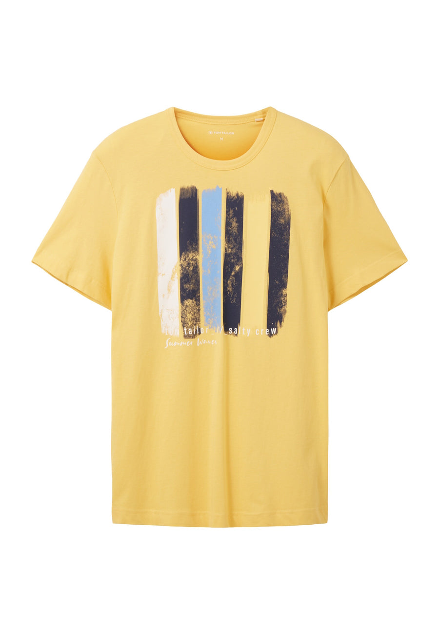 Tom Tailor Kurzarmshirt gepunktet mit Brusttasche