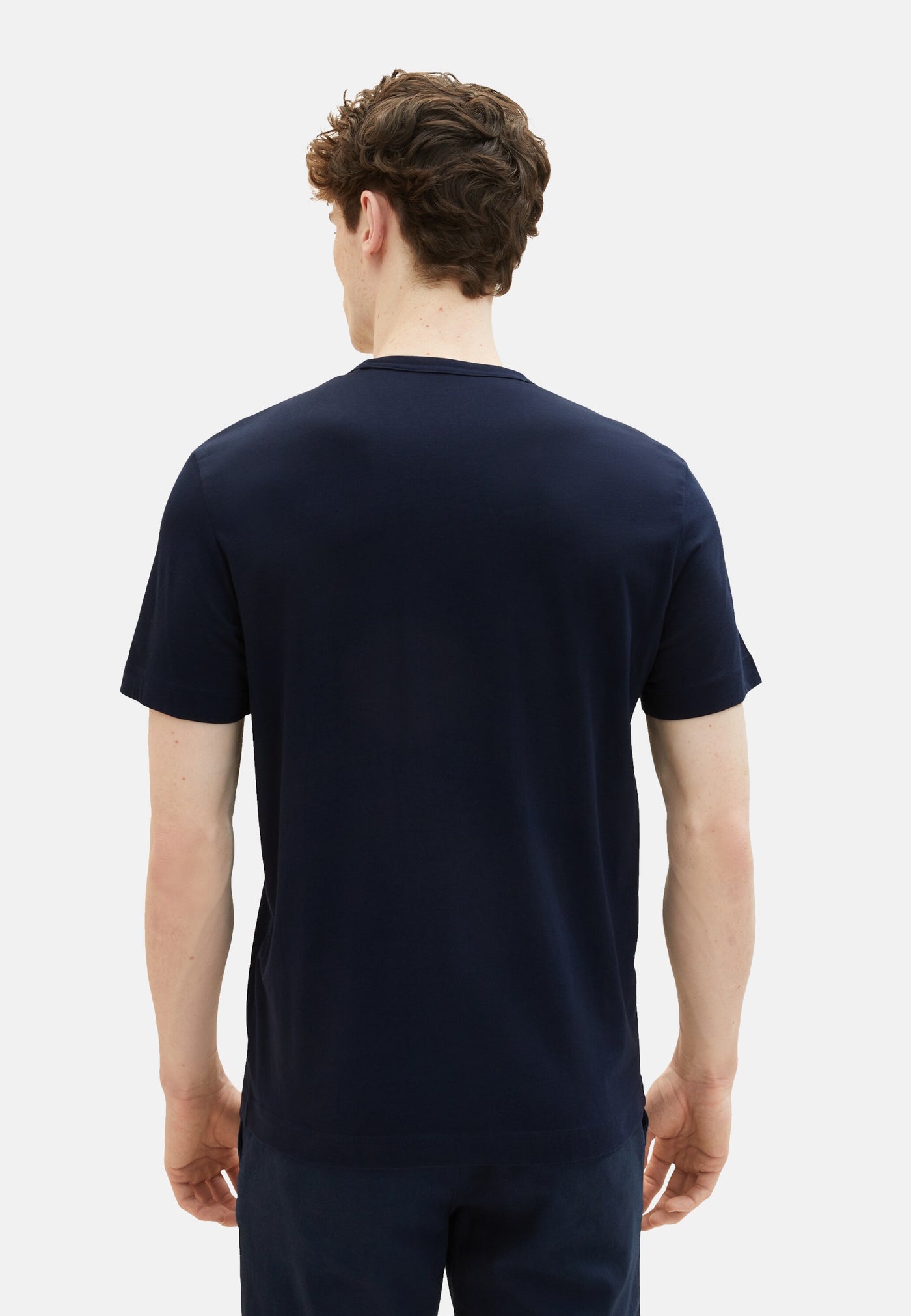 Tom Tailor Kurzarmshirt gepunktet mit Brusttasche