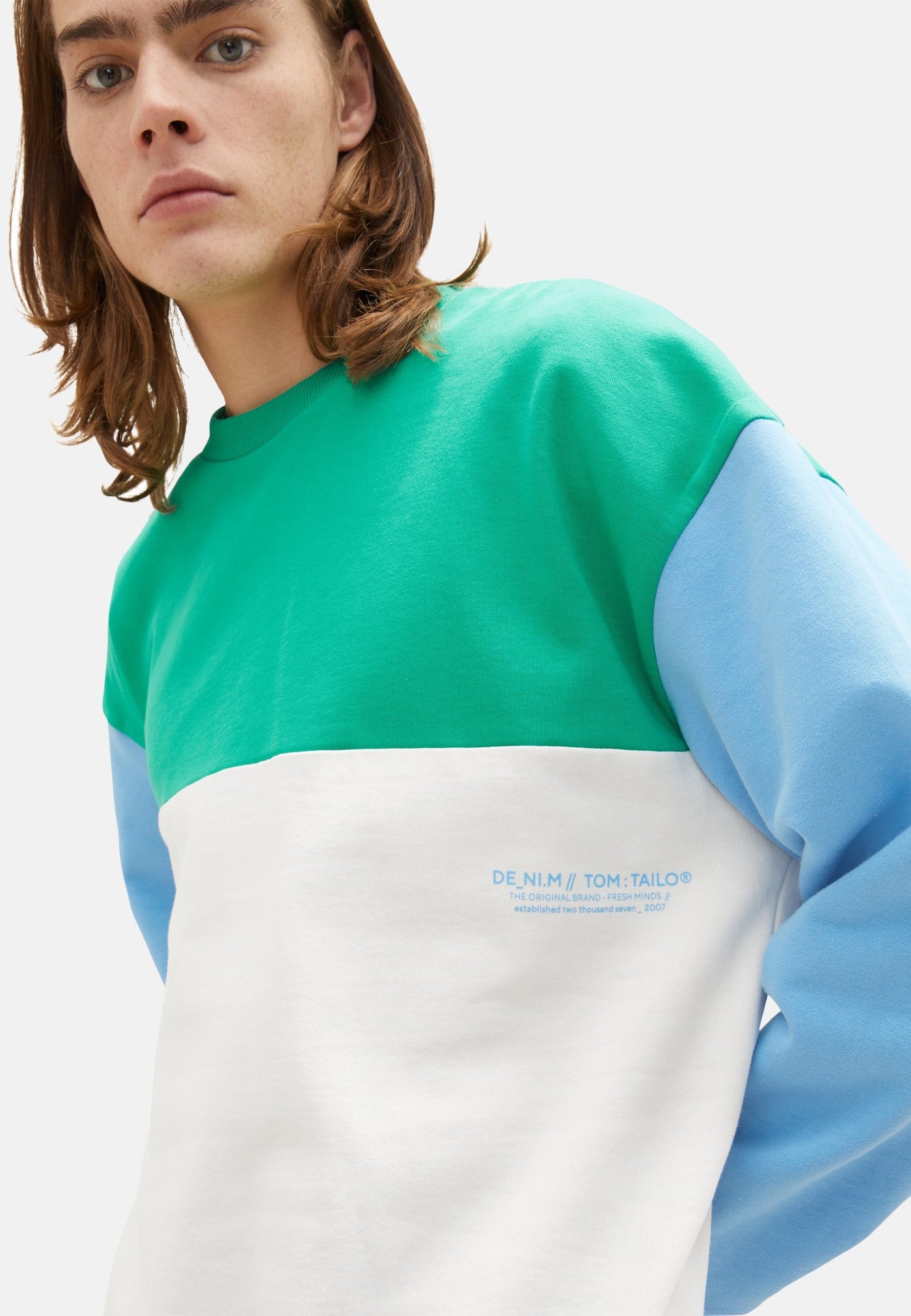 Tom Tailor Pullover ohne Kapuze mit Color-Block
