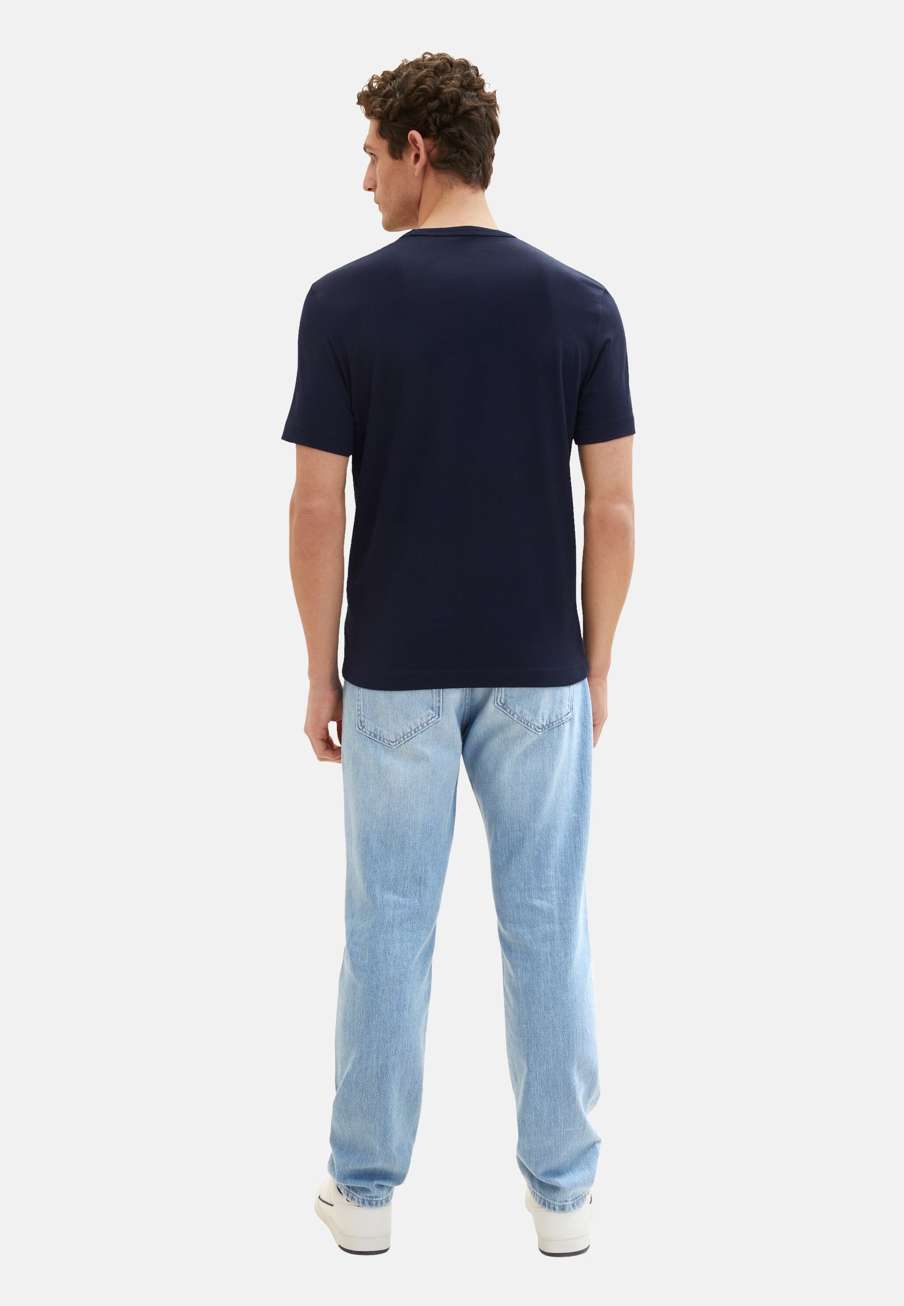 Tom Tailor Kurzarmshirt gepunktet mit Brusttasche