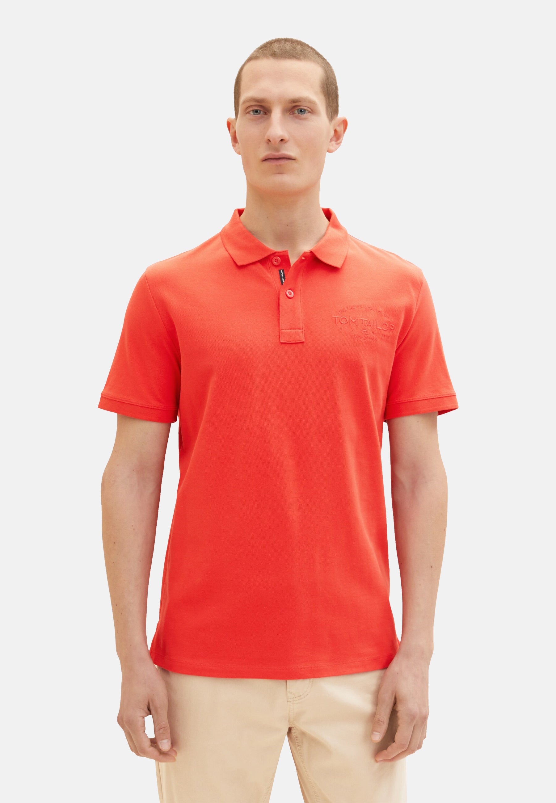 Tom Tailor Basic Kurzarmshirt mit Polokragen