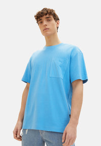 Tom Tailor Kurzarmshirt structured mit Brusttasche