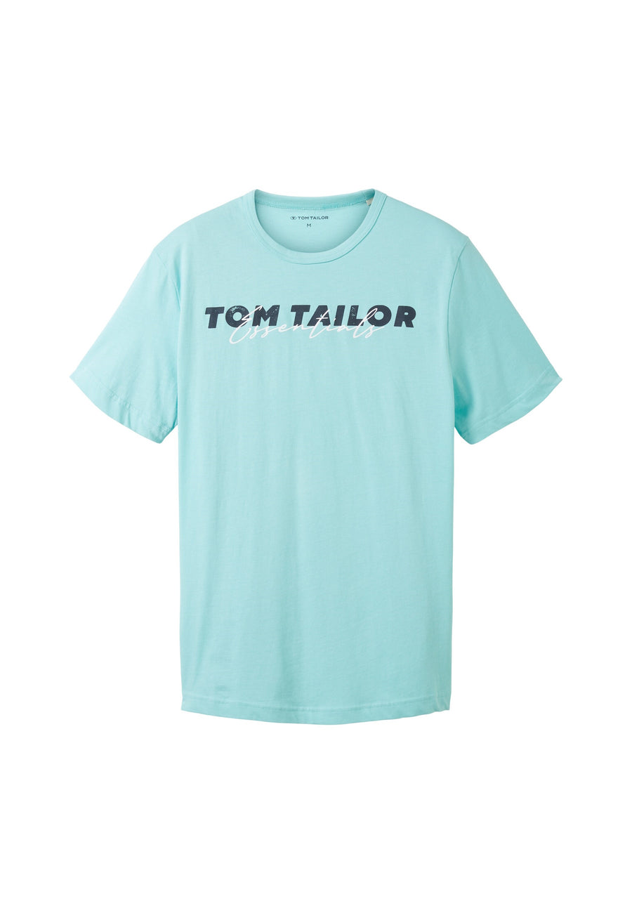 Tom Tailor Kurzarmshirt mit Front-Logo-Print