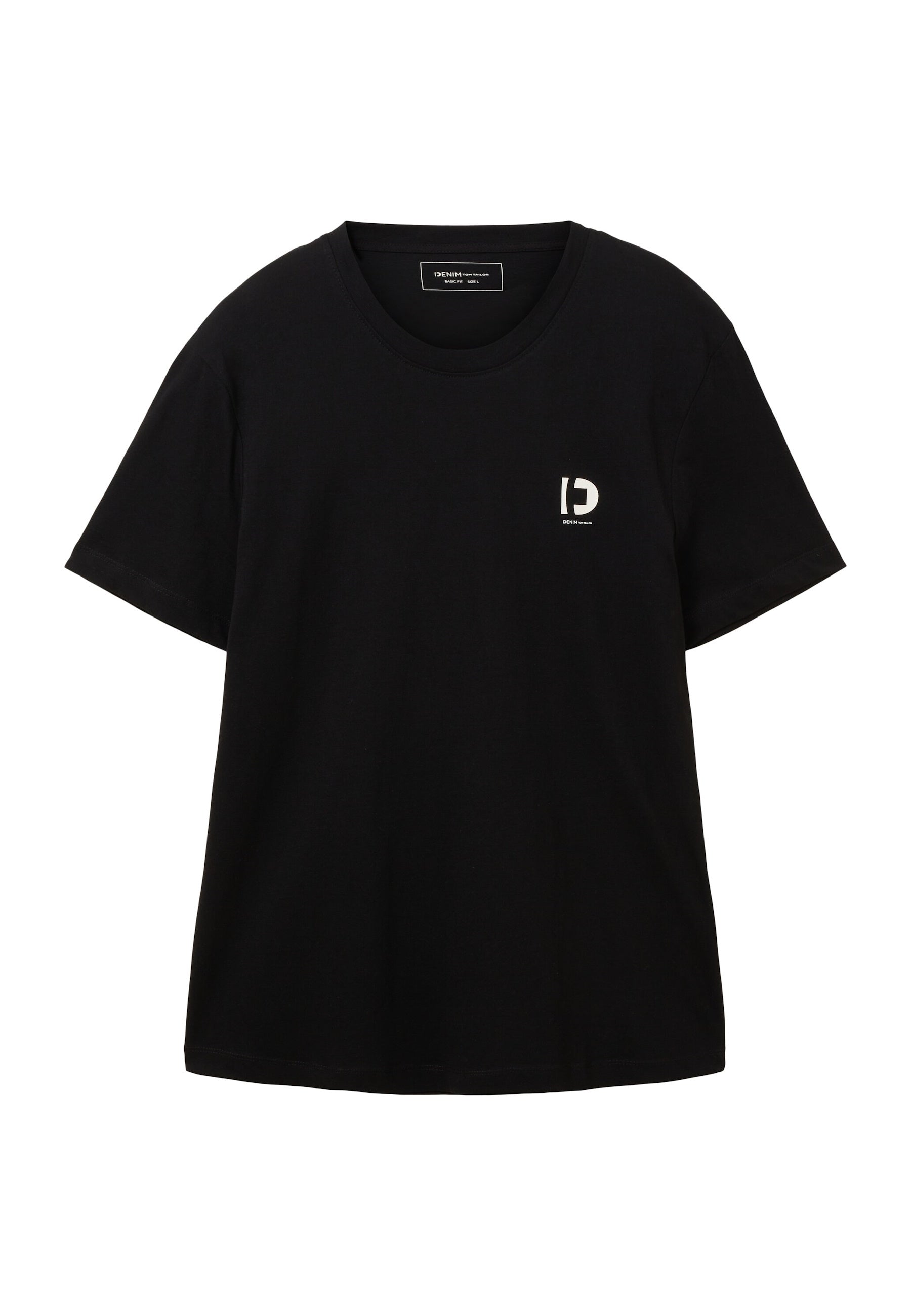 Tom Tailor Kurzarmshirt mit abgerundetem Saum