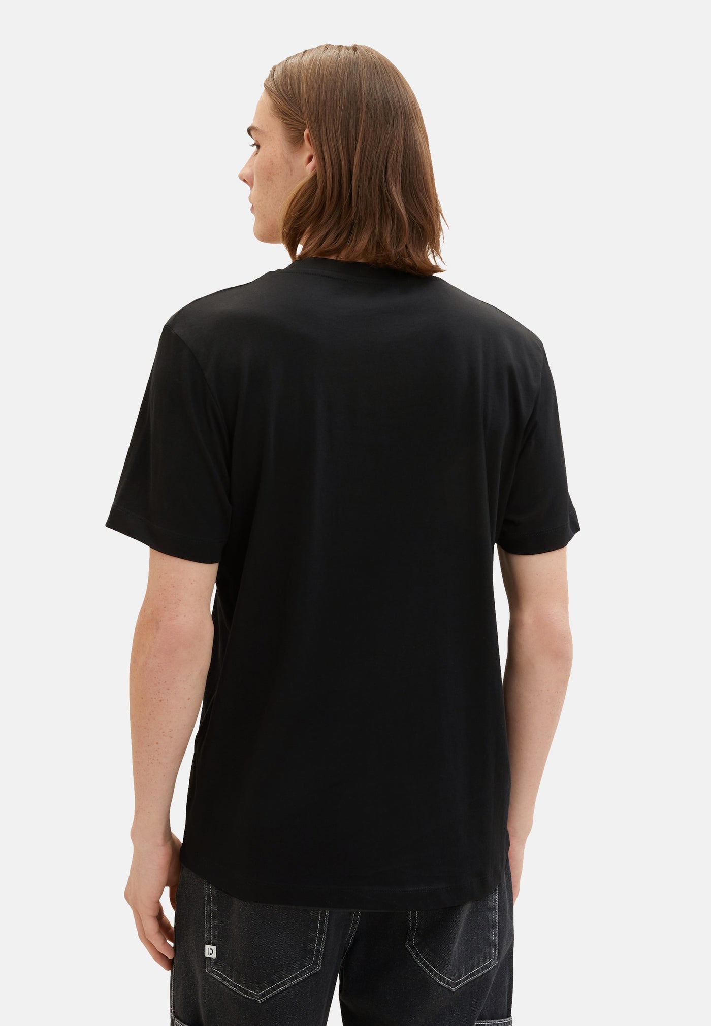 Tom Tailor Kurzarmshirt mit abgerundetem Saum